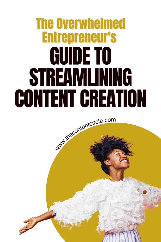 The Overwhelmed Entrepreneur's Guide to Streamlining Content
